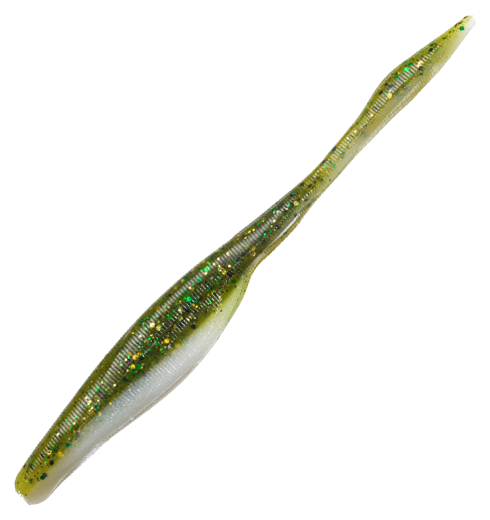 Strike King 10cm Caffeine Shad - 8 Gummiköder Pearl Blue Glimmer Back